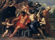 ROMANELLI, Giovanni Francesco Hercules and Omphale sdg Spain oil painting artist